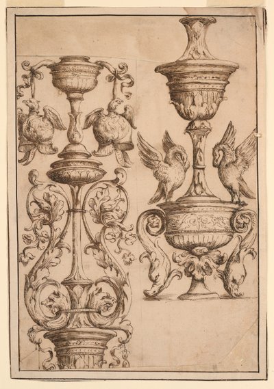 Zwei Kerzenhalter von Unknown artist