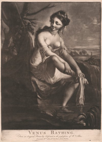 Venus beim Baden von Unknown artist