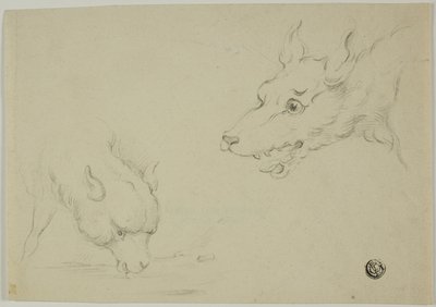 Wolf und Lamm von Unknown artist
