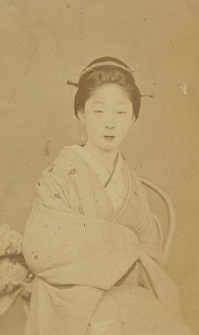 Sitzende japanische Frau von Unknown artist/maker