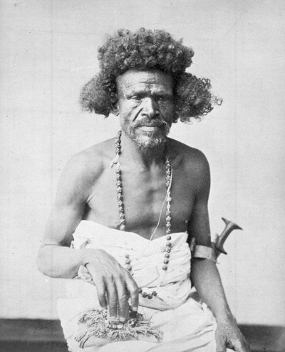 Beja-Stammesangehöriger aus dem östlichen Sudan, um 1885 von Unknown