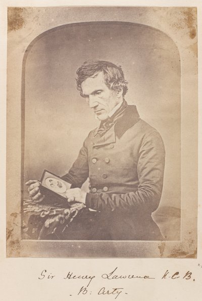 Brigadegeneral Sir Henry Montgomery Lawrence KCB von Unknown photographer
