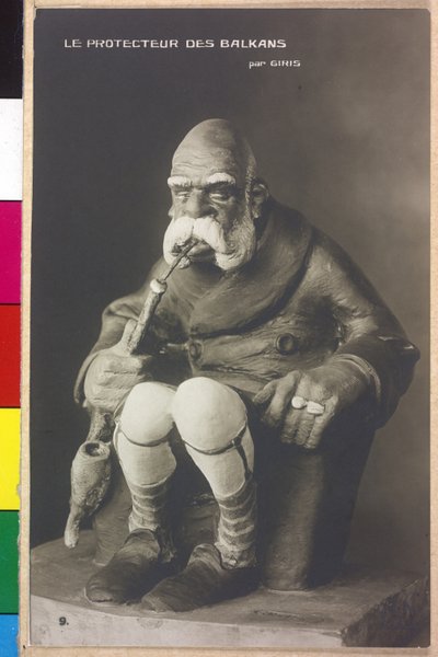 Karikatur von Franz Joseph I. von Unknown photographer