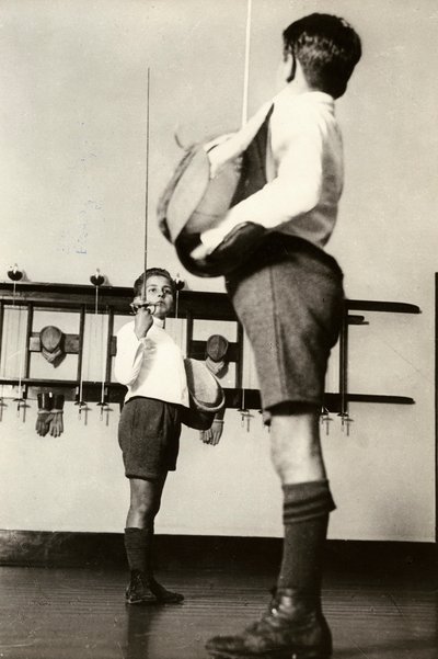 Faschismus, Fechtunterricht von Unknown photographer