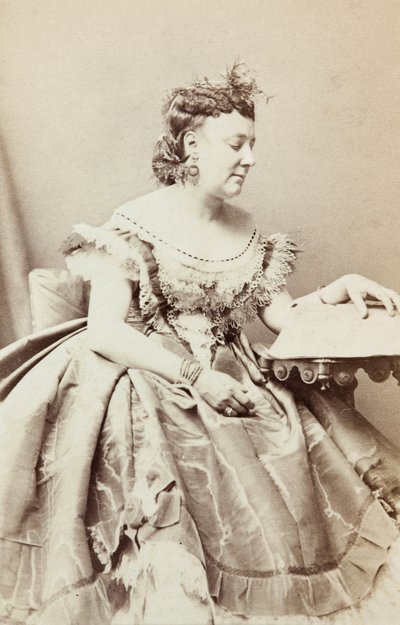 Porträt von Ermina Rudersdorf von Unknown photographer