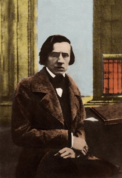 Porträt von Frédéric Chopin (1810-1849) von Unknown photographer