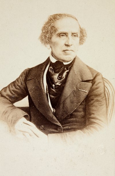 Porträt von Giacomo Meyerbeer von Unknown photographer