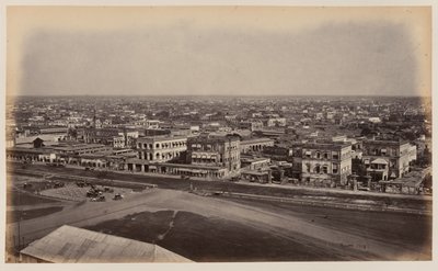 Blick vom Ochterlony-Denkmal, Kalkutta von Unknown photographer