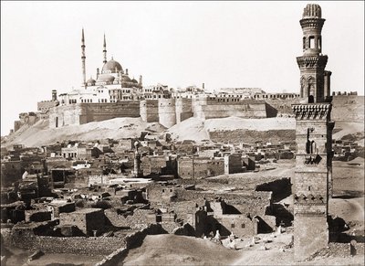 Ansicht von Kairo, Fotografie um 1870. von Unknown photographer