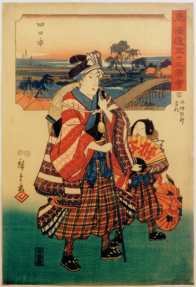 Yokkaichi von Utagawa Hiroshige