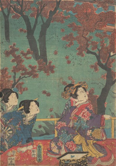 Druck von Utagawa Kunisada