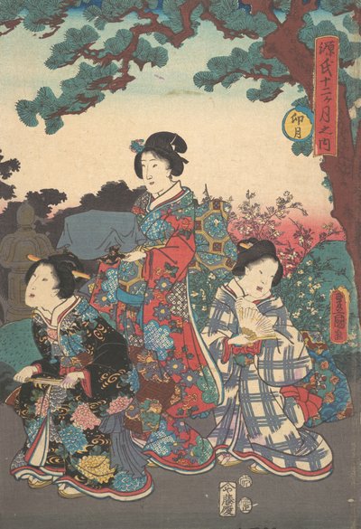 Druck von Utagawa Kunisada