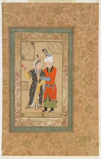 Ein Prinz und eine Prinzessin umarmen sich von Uzbek School