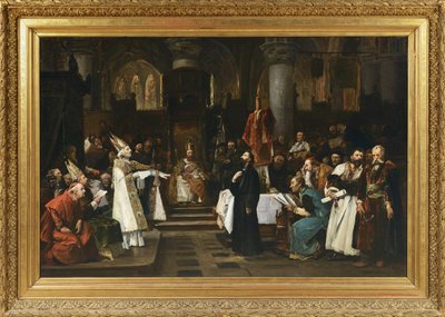 Jan Hus von Vaclav Brozik