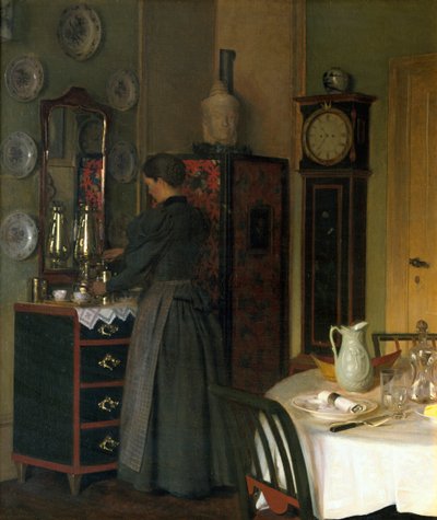Teestunde, 1898 von Valdemar Kornerup