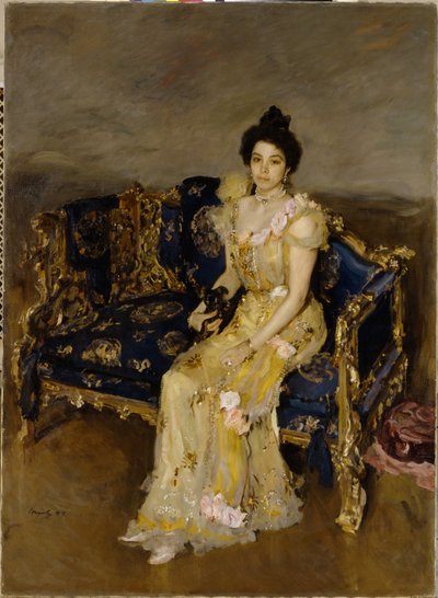 Porträt von Sofia Botkina, 1899 von Valentin Aleksandrovich Serov
