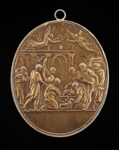 Die Anbetung der Hirten, 1530er Jahre von Valerio Belli