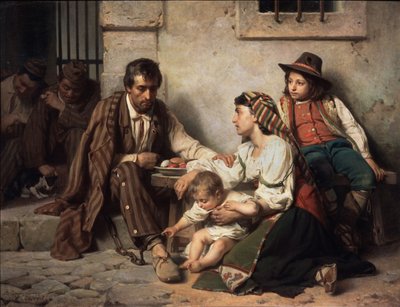Familie besucht einen Gefangenen, 1868 von Vasili Petrovich Vereshchagin