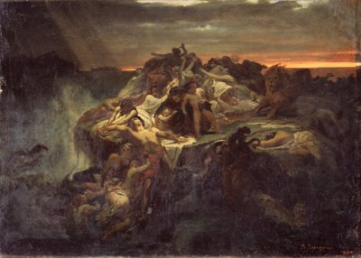 Die Sintflut, 1869 von Vasili Petrovich Vereshchagin