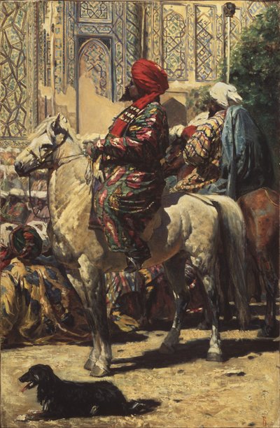 Ein Reiter in Samarkand, 1872 von Vasili Vasilievich Vereshchagin