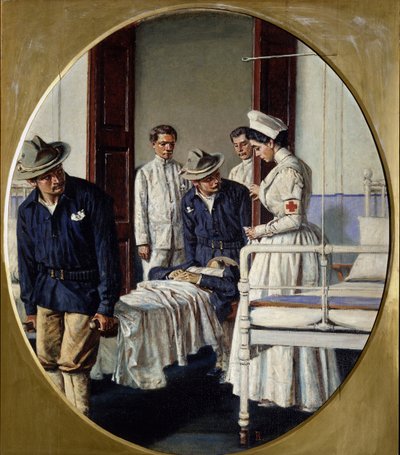 In einem Militärkrankenhaus, 1901 von Vasili Vasilievich Vereshchagin