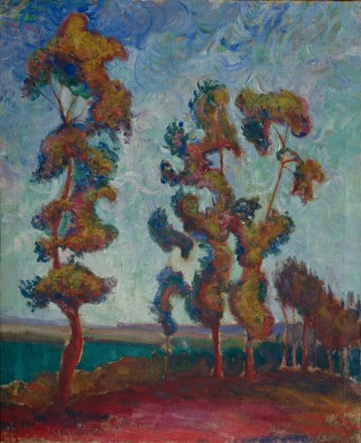 Die jungen Eichen, 1915 von Vasily Ivanovich Denisov