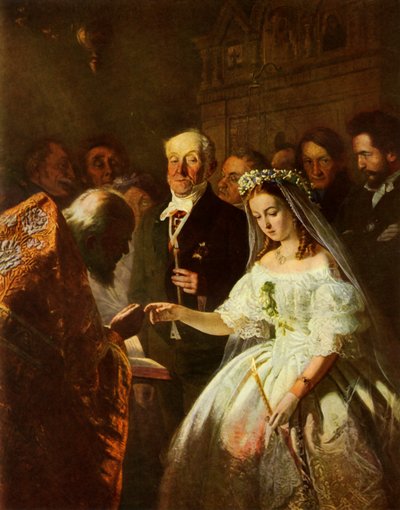 Die ungleiche Ehe, 1862, 1965 von Vasily Pukirev