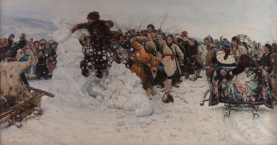 Einnahme einer Schneestadt von Vasily Surikov