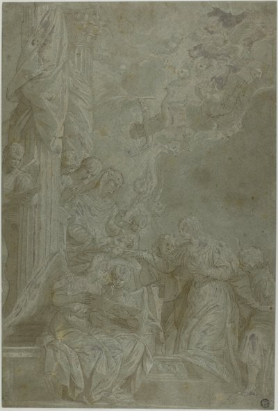 Mystische Hochzeit der Heiligen Katharina von Veronese (Paolo Caliari)