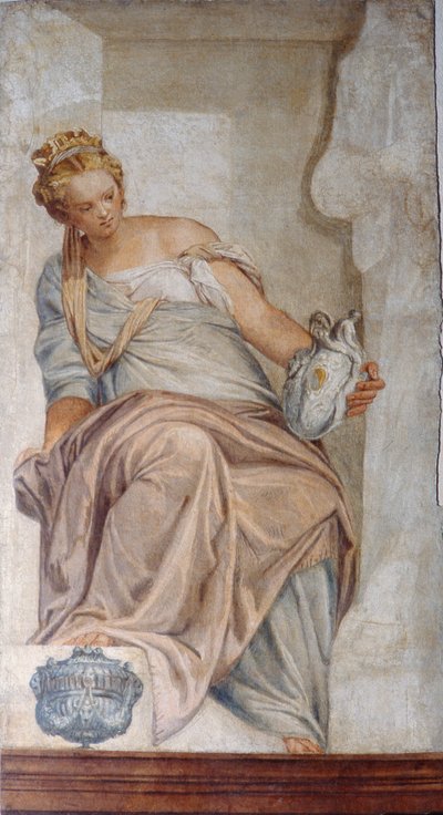 Mäßigkeit, von den Wänden der Sakristei von Veronese