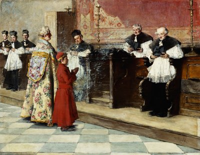 Die Taufe; Il Battesimo von Vicenzo Irolli