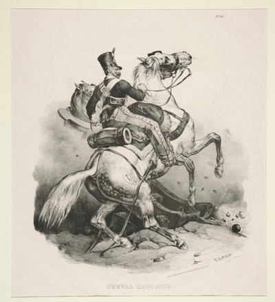 Cheval Cauchois von Victor Adam
