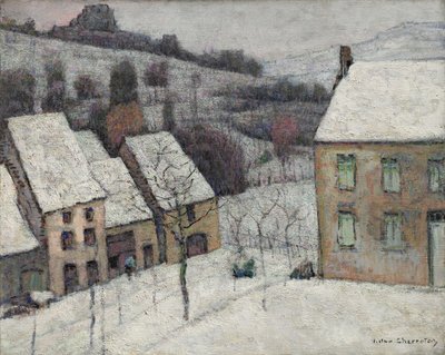 Murol im Schnee von Victor Charreton