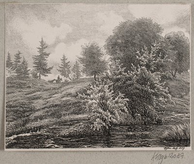 Hügel bei einem Moor von Vilhelm Kyhn