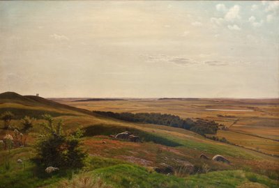 Berglandschaft in der Nähe von Horsens. Nachmittag von Vilhelm Kyhn