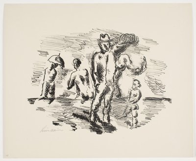 Blatt aus "Klingens Kunstnermappe Nr. 2" von Vilhelm Lundstrøm
