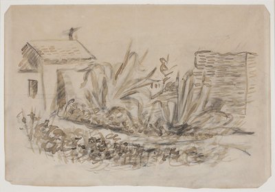 Landschaft mit Haus links, Südfrankreich von Vilhelm Lundstrøm