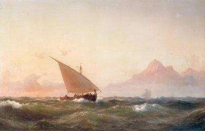 Vor der nordafrikanischen Küste von Vilhelm Melbye
