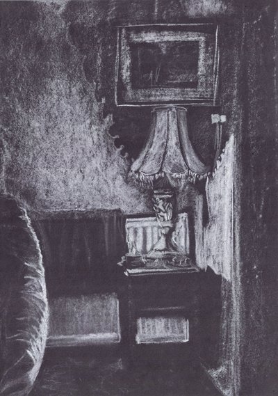 Lampe im Kerzenlicht von Vincent Alexander Booth