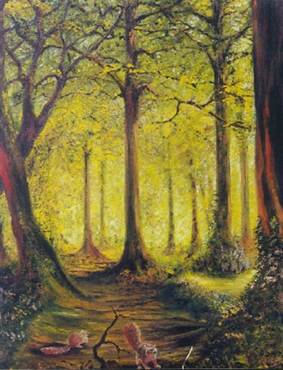 Gelber Wald von Vincent Alexander Booth