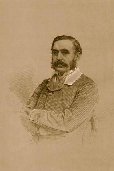 Herr W.E. Oakeley, 1879 von Vincent Brooks Day and Son