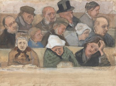 In der Kirche, 1882 von Vincent van Gogh