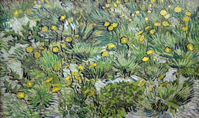 Les pissenlits Löwenzahn, 1889 von Vincent van Gogh