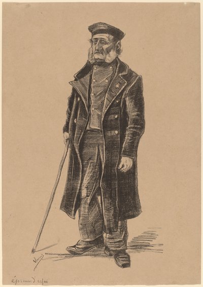 Armenhaus-Bewohner, stehend von Vincent van Gogh