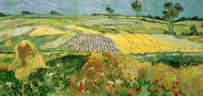 Die Ebene von Auvers von Vincent van Gogh