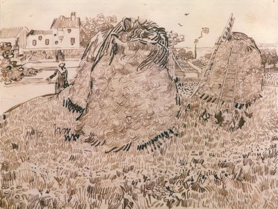 Die Strohhaufen von Vincent van Gogh