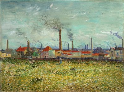 Fabriken bei Clichy von Vincent van Gogh