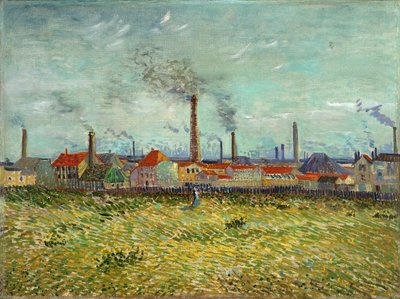 Fabriken in Clichy von Vincent van Gogh