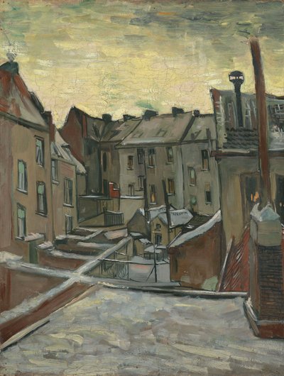Häuser von hinten gesehen von Vincent van Gogh
