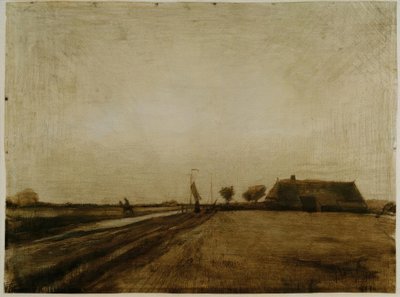Landschaft in Drenthe von Vincent van Gogh